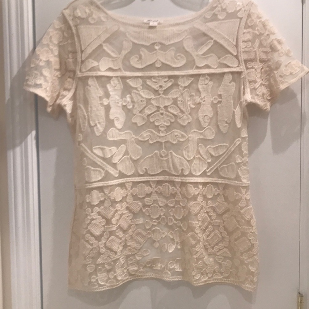 Women’s Woven Sheer Tunic